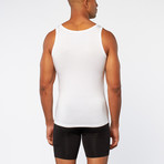 SilkCut Tank Top // White (S[28"-31"])