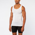 SilkCut Tank Top // White (S[28"-31"])