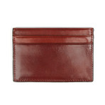 Leather Slim Card Case // Cognac