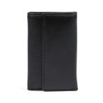 Leather 6 Key Wallet // Black