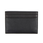 Leather Card Wallet // Black