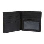 Leather Window Bifold Wallet // Black