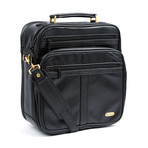 Leather Luggage Bag // Black