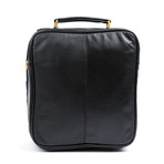 Leather Luggage Bag // Black