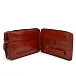 Leather Travel Bag // Cognac
