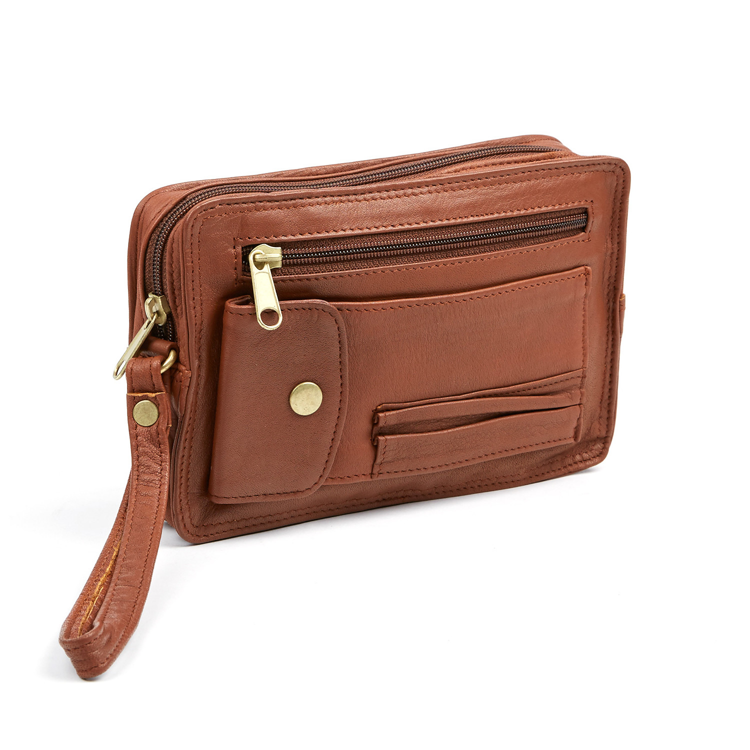 Small Leather Organizer Bag // Tan - Tanners Avenue - Touch of Modern
