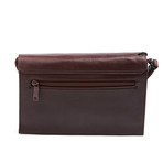 Leather Handle Travel Bag // Burgundy