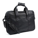 Leather Briefcase // Black