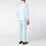 Eleganza Platinum // Modern Fit 2-Piece Suit // Sky (US: 40R)