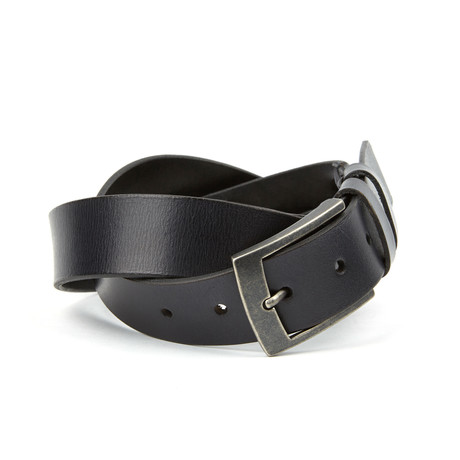 Harness Leather Casual Belt  // Black (Waist 32)