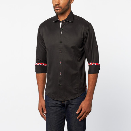 Rob Button-Up Shirt // Black (S)