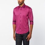 James Button-Up Shirt // Purple (S)