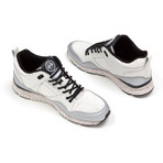 Libero BK  // White + Metallic Silver (US: 10)