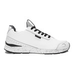 The 35 Lite LX  // White + Metallic Silver (US: 10)