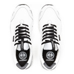 The 35 Lite LX  // White + Metallic Silver (US: 10)