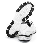 The 35 Lite LX  // White + Metallic Silver (US: 10)