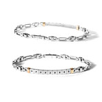 Familia Bracelet // Gold & Steel