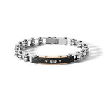 8 Cylinder Bracelet // Steel