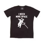 More Space T-Shirt // Faded Black (L)