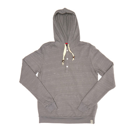 Hooded Henley // Slate (XS)