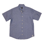 Montauk Short-Sleeve Button Down // Chambray (L)