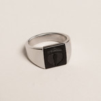 GunBox - RF+Bio + RFID Ring // Black (Ring Size 6)