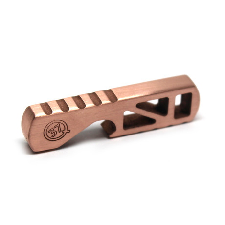 Tellurium Copper Hippo Bottle Opener // Bright Finish