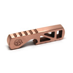 Tellurium Copper Hippo Bottle Opener // Bright Finish