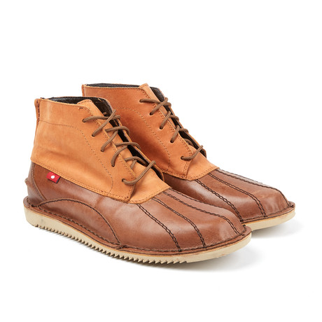 Kuko Duck Boot // Rustic Brown + Brown Yellow (US: 7)
