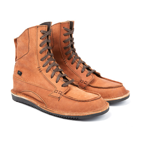 Tompa Camel Leather Boot // Brown (US: 7)