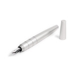 Orion Fountain Pen // Silver (Extra Fine)