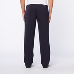 Gabardine Microfiber Cuffed Trouser // Dark Blue (33WX34L)