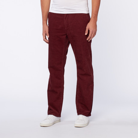 Benton Corduroy Pant // Dark Red (33WX34L)