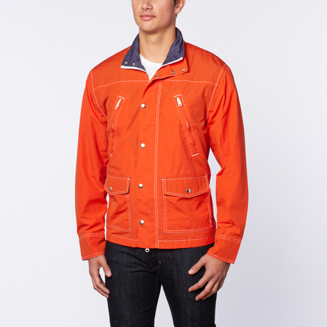 North Beach Spring Anorak // Red (L)