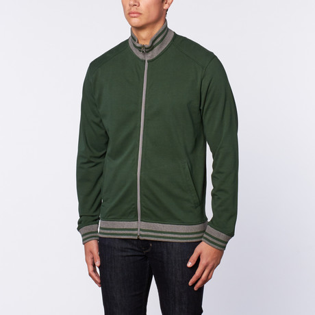 Bullpen Bomber Jacket // Green (S)