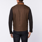 Bearsden Reversible Vest // Brown (XL)