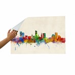 Leicester England Skyline 2 (24" x 30")