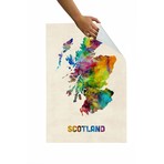 Scotland Coloured Map (24" x 30")