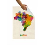 Brasil Map (24" x 30")