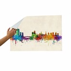 Leeds England Skyline (24" x 30")