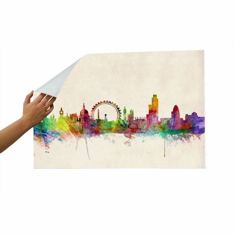 London Skyline Panoramic (24" x 30")