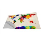 World Map Colour 4 (24" x 30")