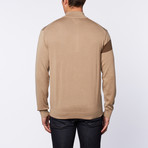 Overlake Half-Zip Sweater // Taupe (M)