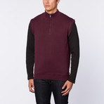 Sandpoint Half-Zip Wind Sweater // Burgundy (XL)