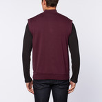 Sandpoint Half-Zip Wind Sweater // Burgundy (XL)