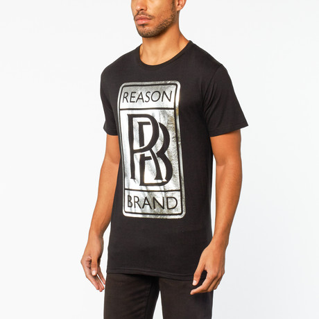 Reason Royce Tee // Black + Silver (XS)