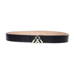 Soft Leather Pavilion Belt // Black