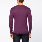 Bresciani // Vee Neck Cashmere Sweater // Purple (S)