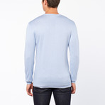 Bresciani // Vee Neck Cashmere Sweater // Light Blue (S)