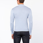 Bresciani // Half Zip Cashmere Sweater // Blue (M)